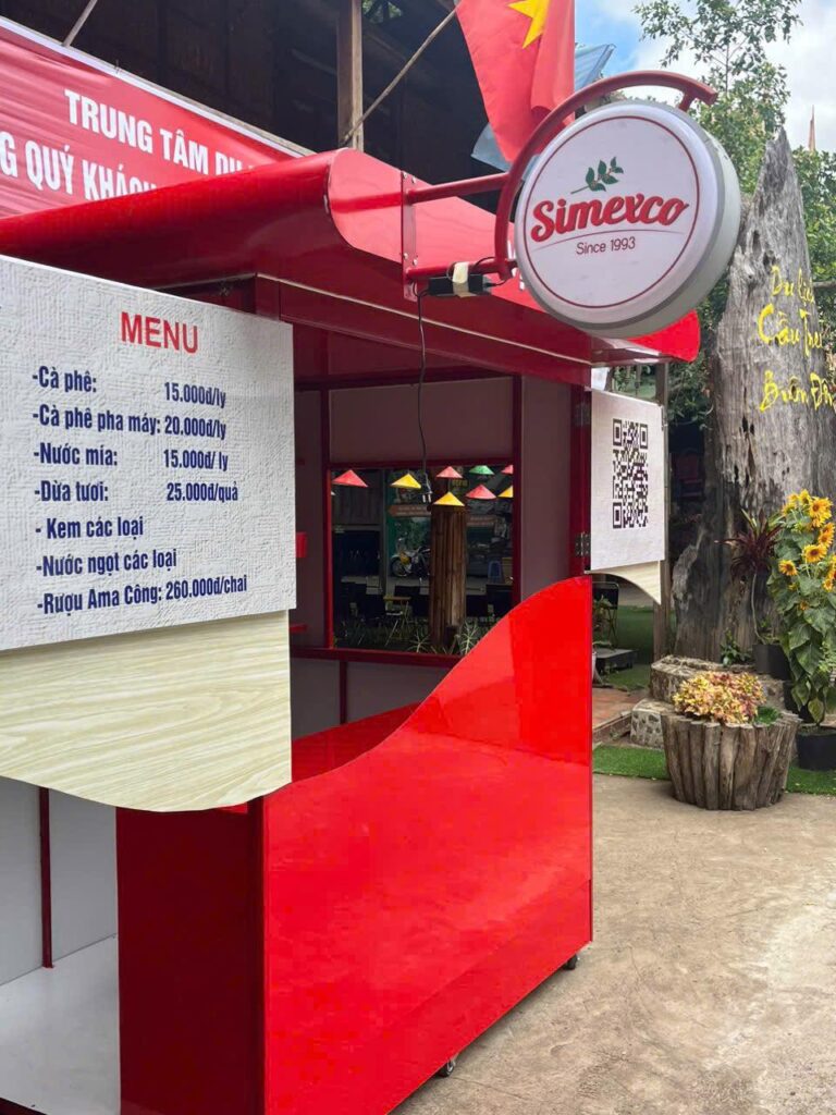 thi công hộp đèn quảng cáo BMT